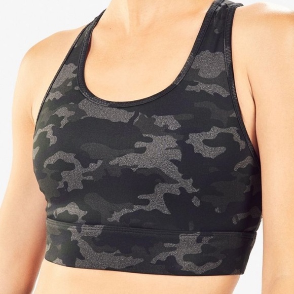 Fabletics Mila medium impact camo sports bra - Picture 1 of 4